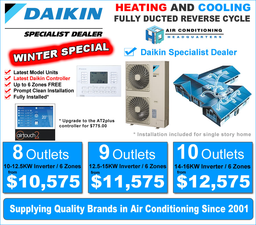 Special Offer Daikin Air Conditioning Ducted System