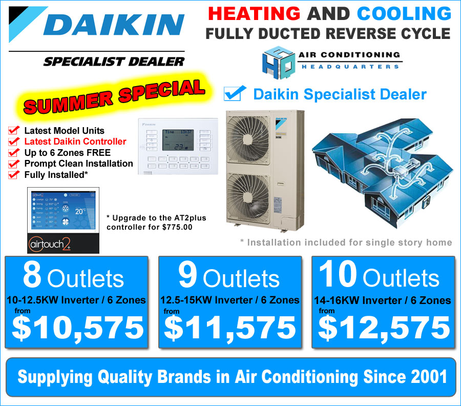 Special Offer Daikin Air Conditioning Ducted System